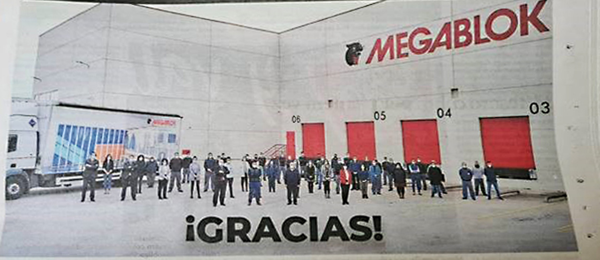 MEGABLOK QUIERE DAR LAS GRACIAS